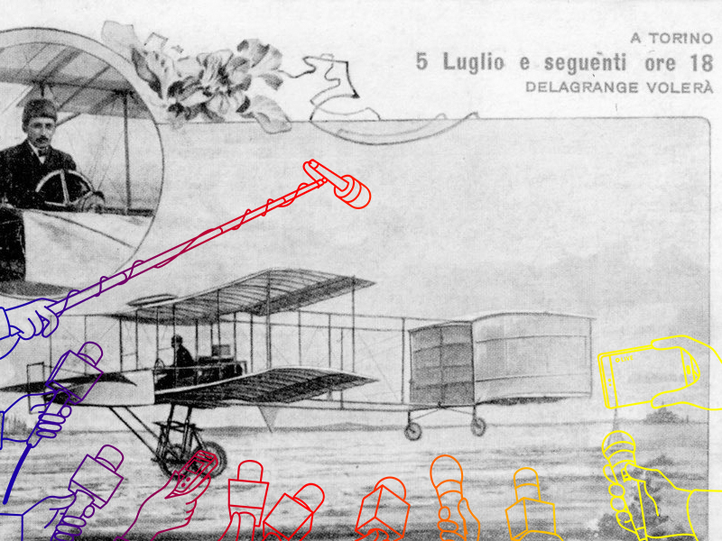 Primo volo in italia - Delagrange