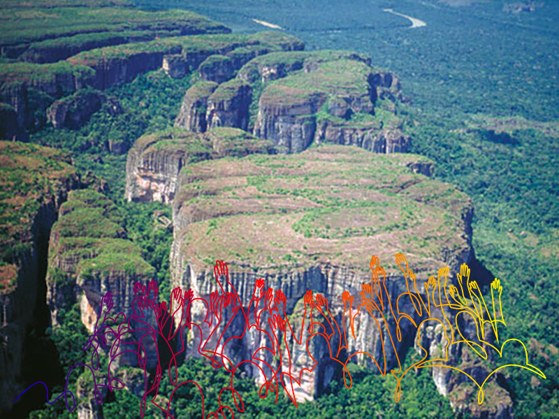 Cappella sistina rupestre - Parco Nazionale della Sierra de Chiribiquete