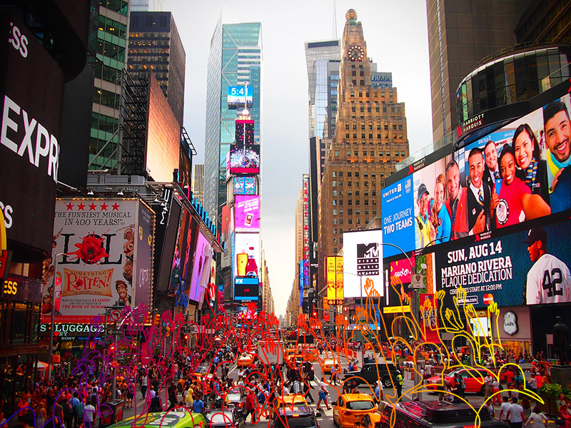 Neuromarketing - time square